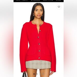 Pistola Dani Cardigan In Rouge